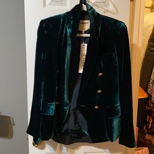 L’AGENCE velvet blazer